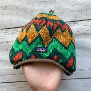 Patagonia Reversible Fur Beanie Infant Toddler Winter Hat 18-24 Months
